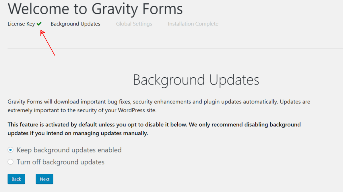 Hướng dẫn Activate Plugin Gravity Forms không cần License Key 4 Activated Gravity Forms
