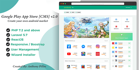 Google Play App Store [CMS] 2.0.4 mới nhất