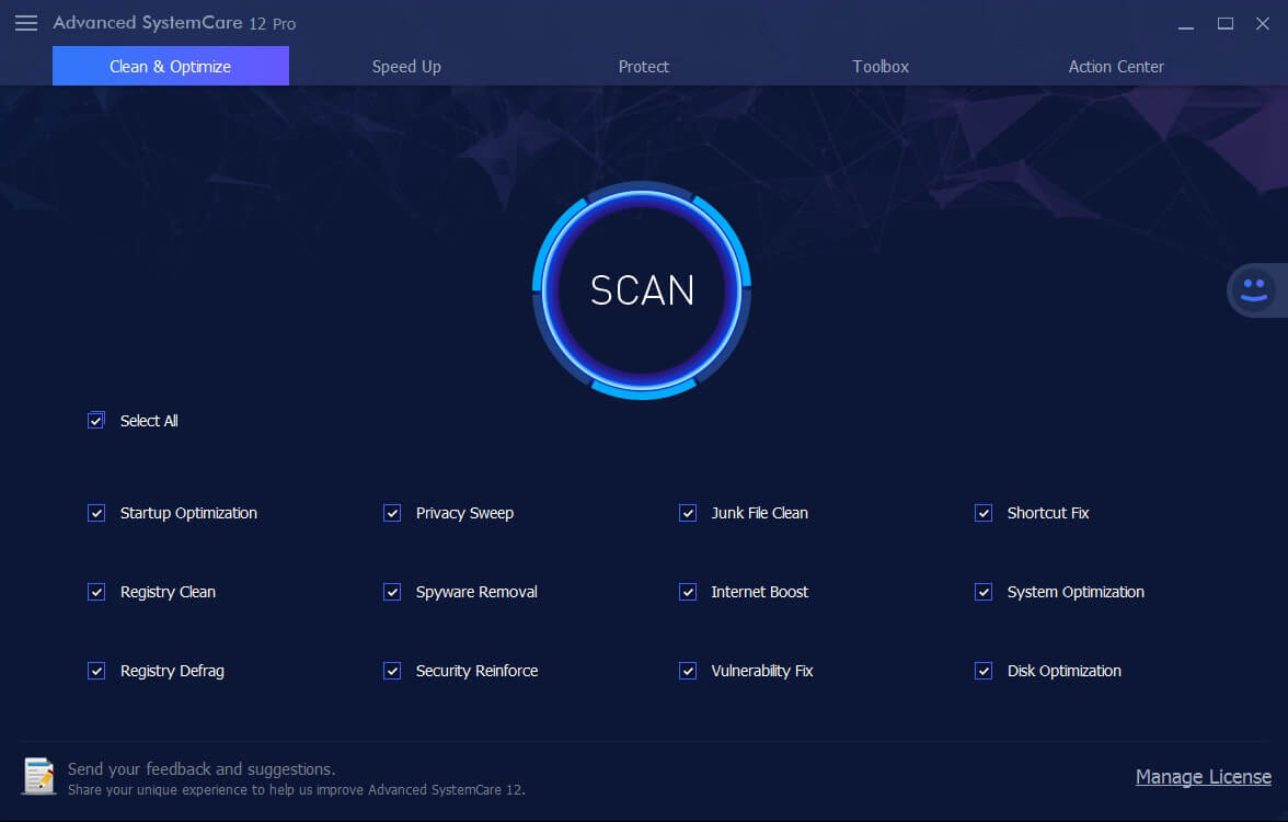 Advanced SystemCare PRO v12.5 – Bảo vệ và chăm sóc máy tính toàn diện