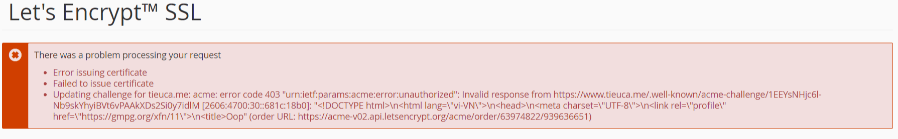 cpanel lets encrypt ssl 3