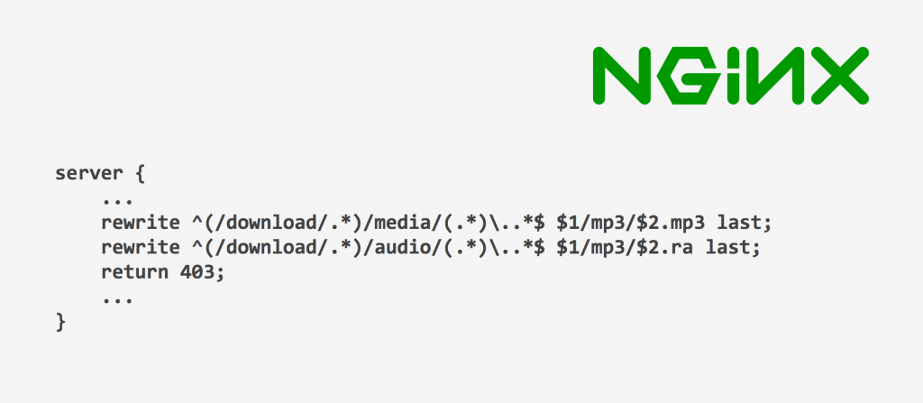 Một số ví dụ rule NGINX