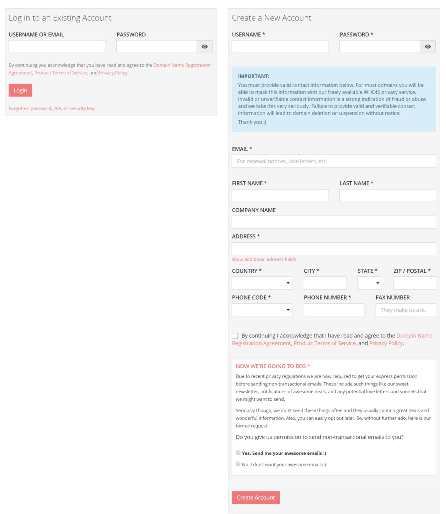Hướng dẫn đăng ký domain .design miễn phí 13 Porkbun.com Account Login