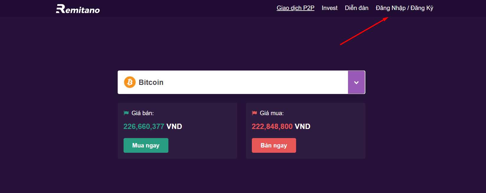 Đăng ký & xác thực tài khoản Remitano để mua bán – giao dịch Bitcoin 22 Trang chủ Remitano