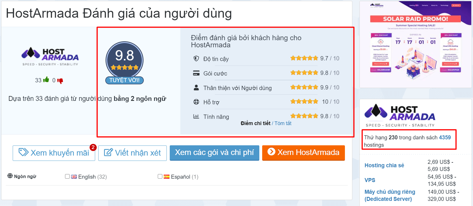 Miễn phí Tên miền khi mua Hosting với giá cực rẻ tại HostArmada 13 HostArmada Review