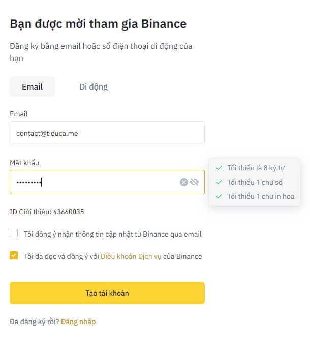 Sàn Binance là gì? Tổng quan & Cách đăng ký, xác minh danh tính tài khoản Binance 2026 Sàn Binance là gì? Tổng quan & Cách đăng ký, xác minh danh tính tài khoản Binance 2026