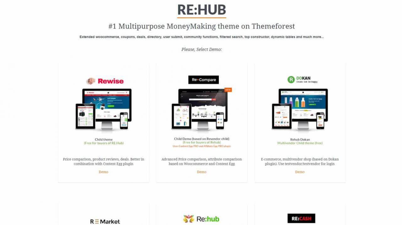 Share Theme REHub bản quyền Full Package update mới nhất 2026